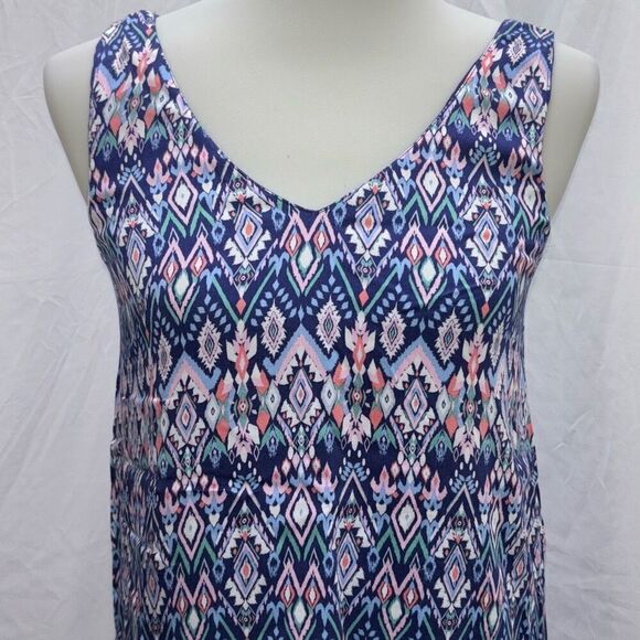 New w/tag Tribal Jeans reversible tank top shirt blue/boho XS - Picture 2 of 10